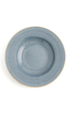PLATO HONDO 26CM TERRA AZUL (6UDS)