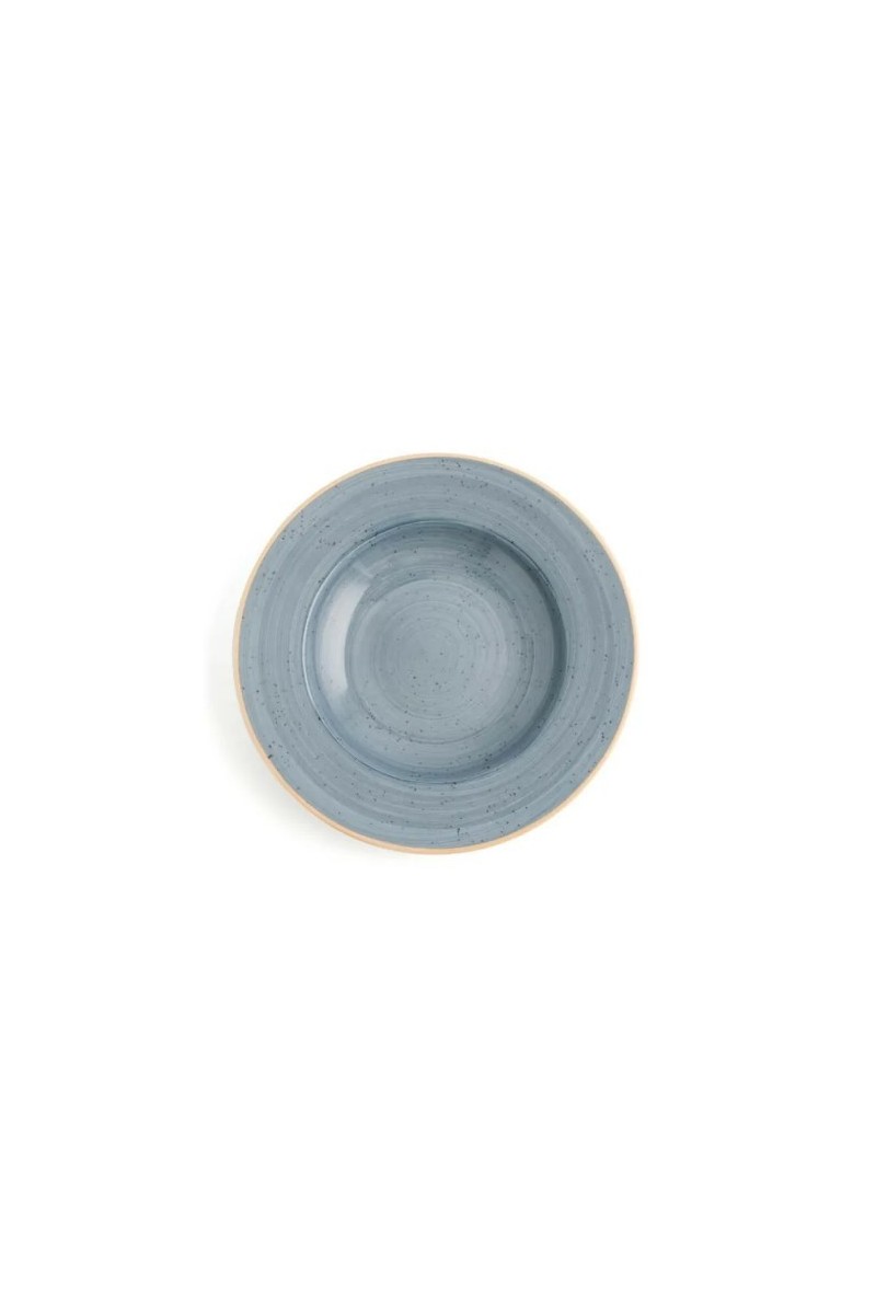 PLATO HONDO 26CM TERRA AZUL (6UDS)