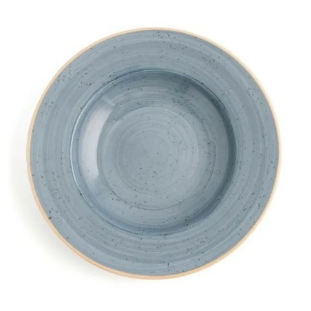 PLATO HONDO 26CM TERRA AZUL (6UDS)