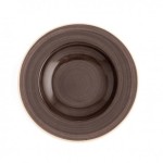 PLATO HONDO 26CM TERRA MOKA (6UDS)