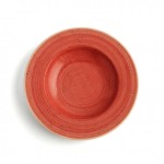 PLATO HONDO 26CM TERRA ROJO (6UDS)