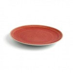 PLATO LLANO 21CM TERRA ROJO (12UDS)