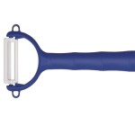 PELADOR DE CAÑA BAMBU CERAMICA MANGO AZUL
