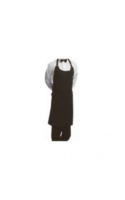 DELANTAL SOMELIER NEGRO CON BOLSILLOS 84X110