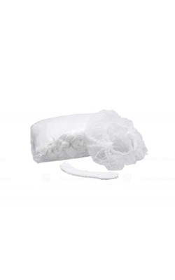 GORRO ACORDEON P.P. 14GR BLANCO 53CM(100UD)