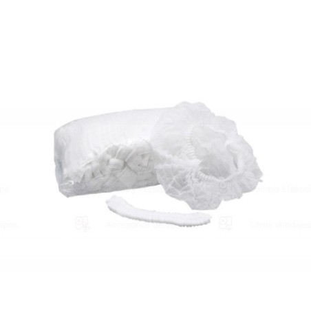 GORRO ACORDEON P.P. 14GR BLANCO 53CM(100UD)