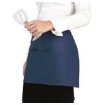 MANDIL MONEDERO 3 BOLSILLOS AZUL 60X30