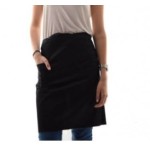 MANDIL MONEDERO 3 BOLSILLOS NEGRO 60X30