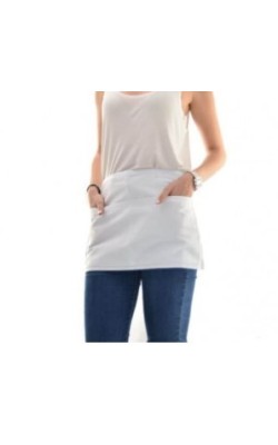 MANDIL MONEDERO SARGA BLANCO 60X30