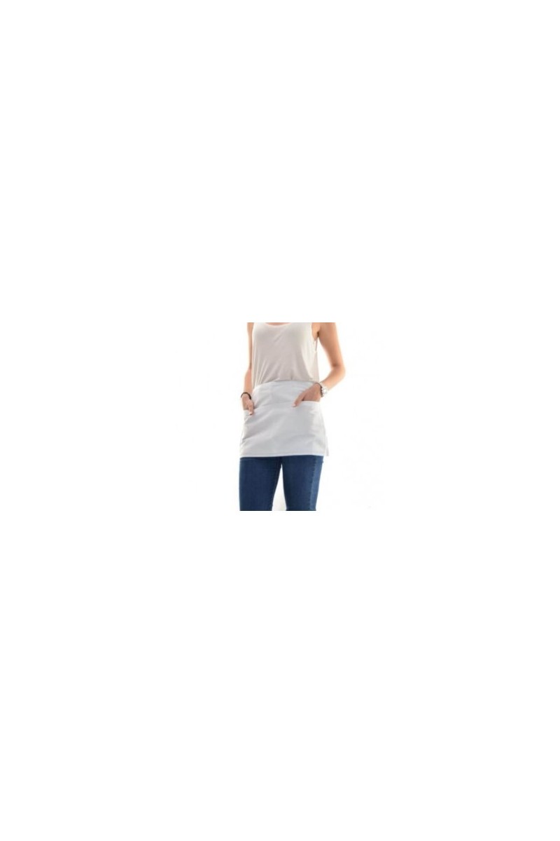 MANDIL MONEDERO SARGA BLANCO 60X30