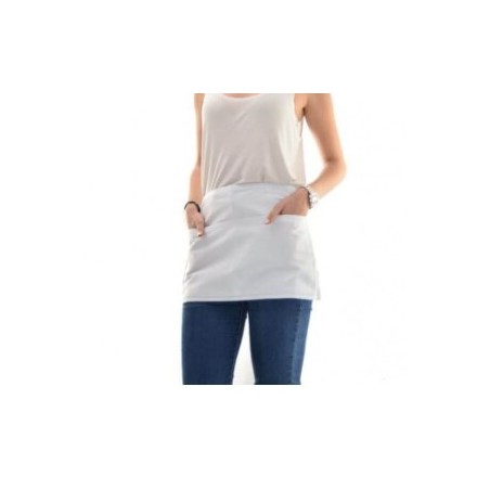 MANDIL MONEDERO SARGA BLANCO 60X30