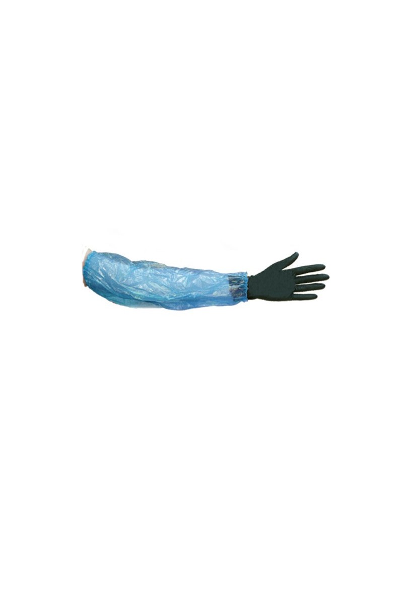 MANGUITOS POLIETILENO G80 AZUL (100UDS)