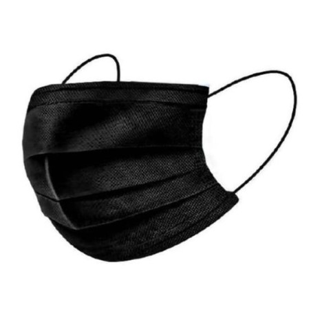 MASCARILLA HIGIENICA 3C C/GOMA NEGRA 50UND