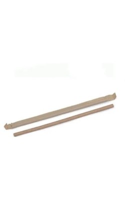 CAÑA BIO-ECO MARRON ENFUNDADA PAPEL (100UDS)