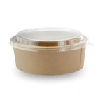 ENSALADERA CARTON CON TAPA KRAFT 1000ML (50U)