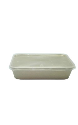 ENVASE RECTANG.950ML CAÑA AZUCAR C/TAPA (50U)