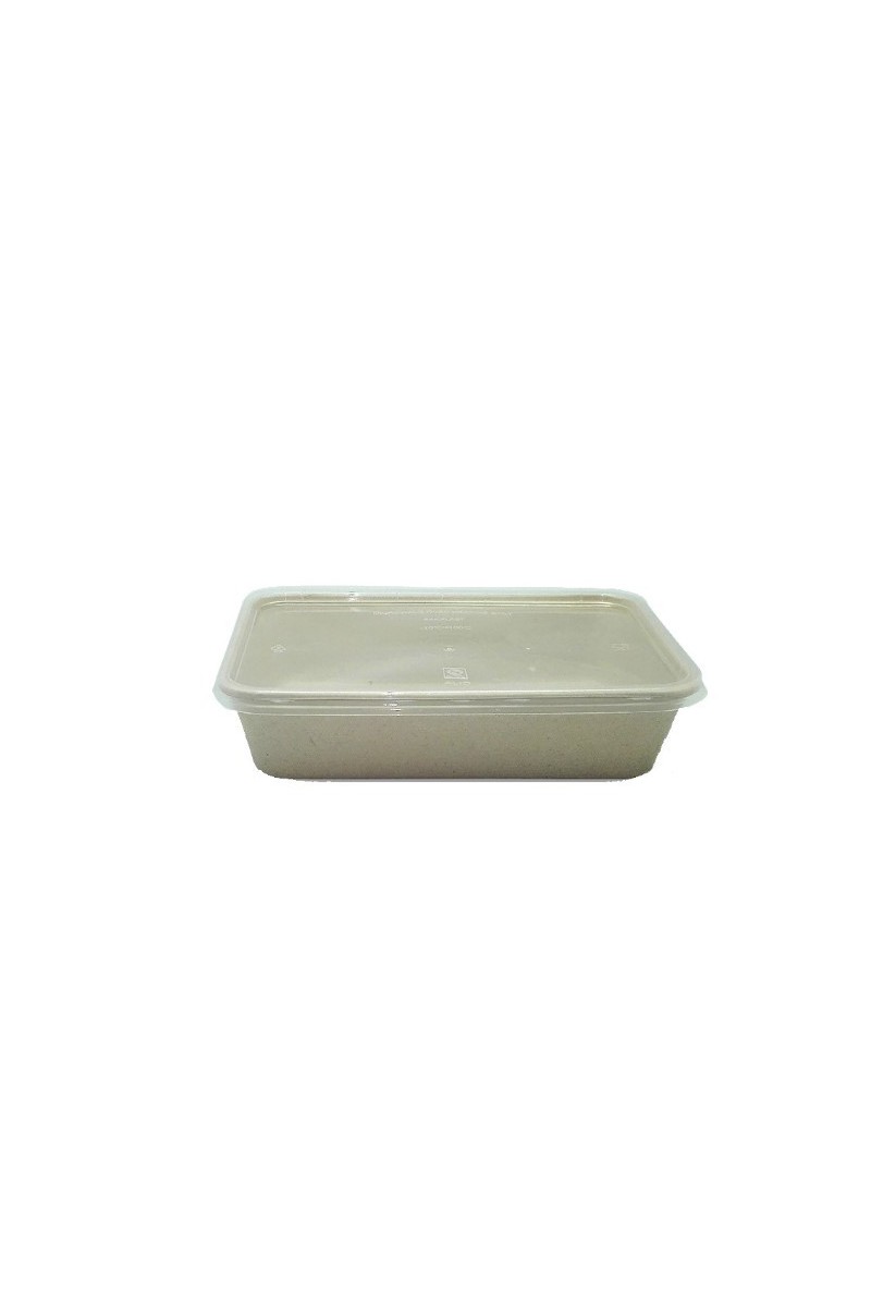 ENVASE RECTANG.950ML CAÑA AZUCAR C/TAPA (50U)