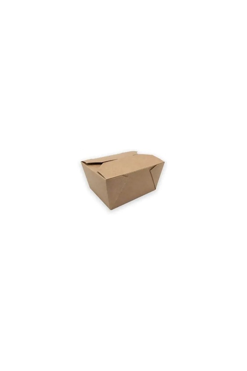 RECIPIENTE CARTON KRAFT 21OZ 640ML (50UNID)
