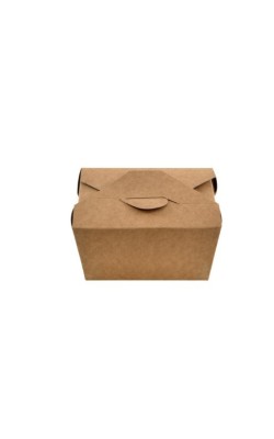 RECIPIENTE CARTON KRAFT 26OZ 780ML (25UNID)