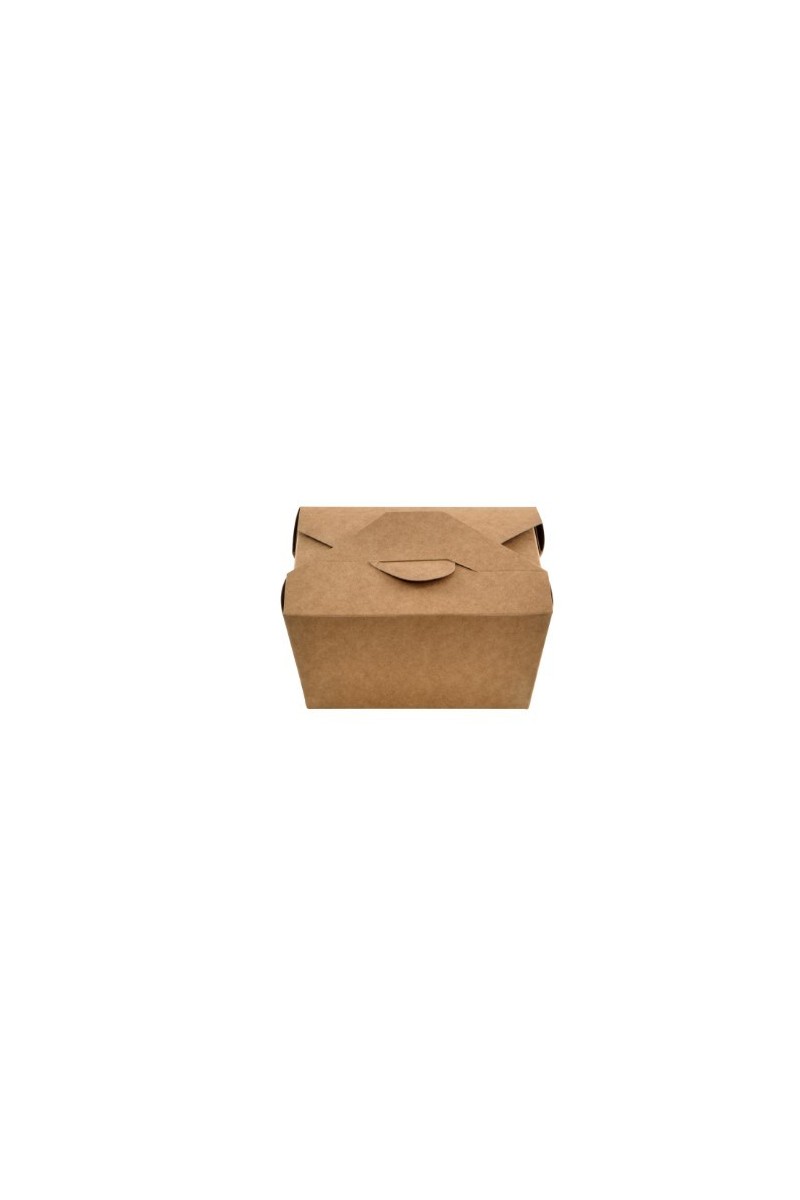 RECIPIENTE CARTON KRAFT 26OZ 780ML (25UNID)