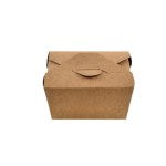 RECIPIENTE CARTON KRAFT 26OZ 780ML (25UNID)