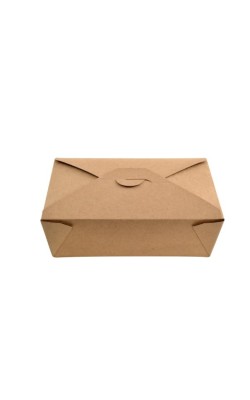RECIPIENTE CARTON KRAFT 66OZ 1980ML (25UNID)