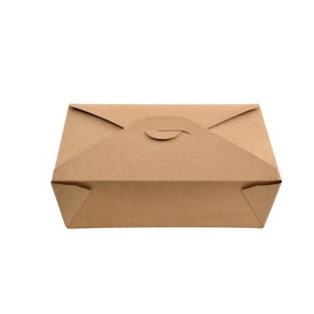 RECIPIENTE CARTON KRAFT 66OZ 1980ML (25UNID)