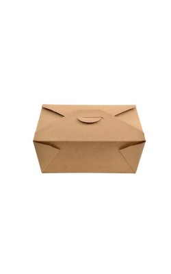 RECIPIENTE CARTON KRAFT 96OZ 2880ML (25UNID)