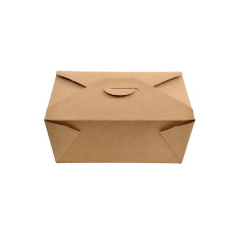 RECIPIENTE CARTON KRAFT 96OZ 2880ML (25UNID)