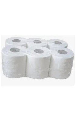 BOBINA MECHA 130 MTS 2 CAPAS GOFRADA 6 Rollos