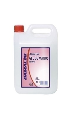 DAMALIM GEL MANOS BLANCO 5 LTS. - Jabon manos liquido nacarado