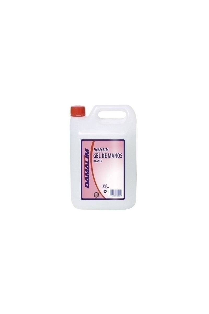DAMALIM GEL MANOS BLANCO 5 LTS. - Jabon manos liquido nacarado