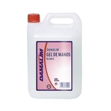 DAMALIM GEL MANOS BLANCO 5 LTS. - Jabon manos liquido nacarado