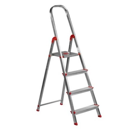 ESCALERA ALUMINIO UNICA ROLSER 4P.