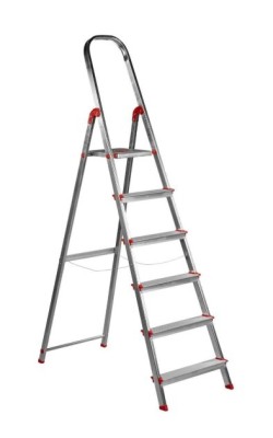 ESCALERA ALUMINIO UNICA ROLSER 6P.