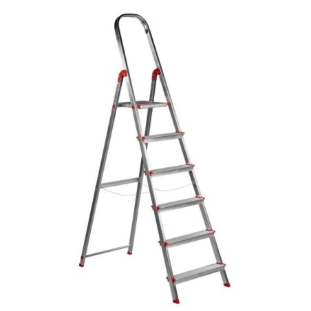 ESCALERA ALUMINIO UNICA ROLSER 6P.