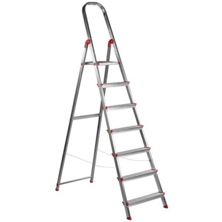 ESCALERA ALUMINIO UNICA ROLSER 7P.