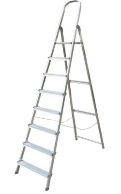 ESCALERA ALUMINIO UNICA ROLSER 8P.