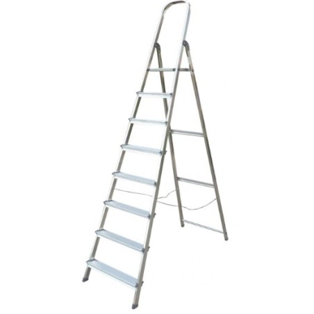 ESCALERA ALUMINIO UNICA ROLSER 8P.