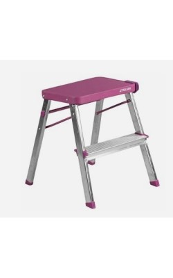 TABURETE ALUMINIO ROLSER 2P. MALVA