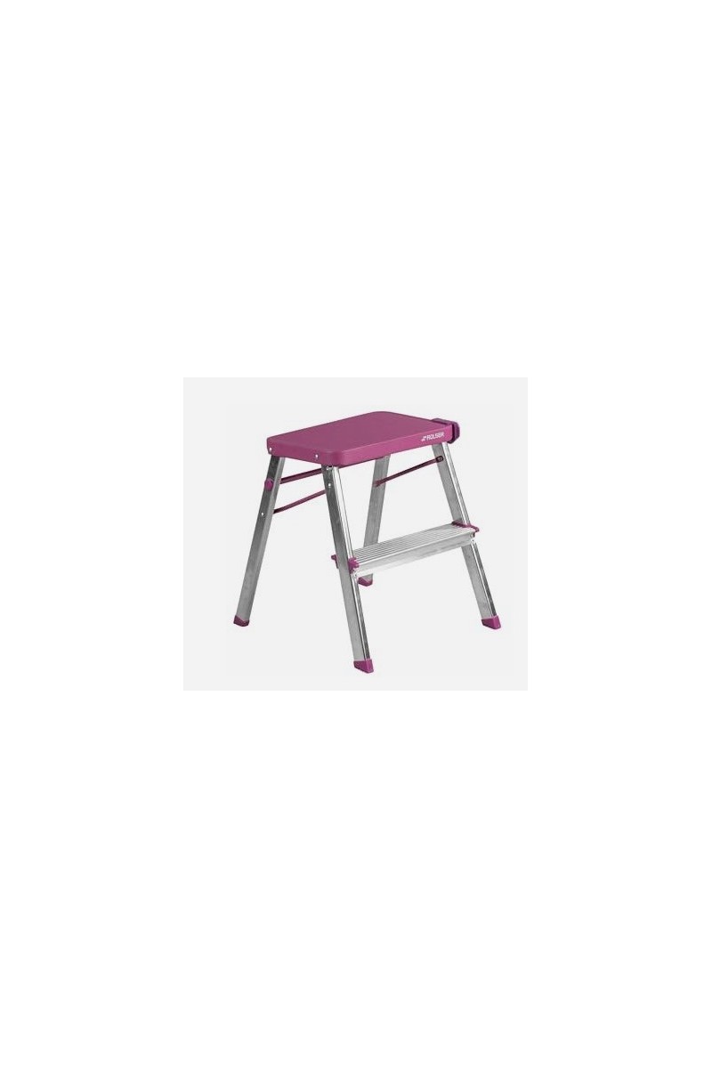 TABURETE ALUMINIO ROLSER 2P. MALVA