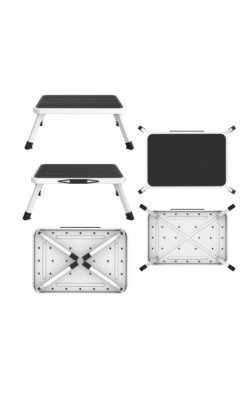 TABURETE METALICO PICOLO BLANCO ANTIDESLIZANTE PLEGABLE SONECOL
