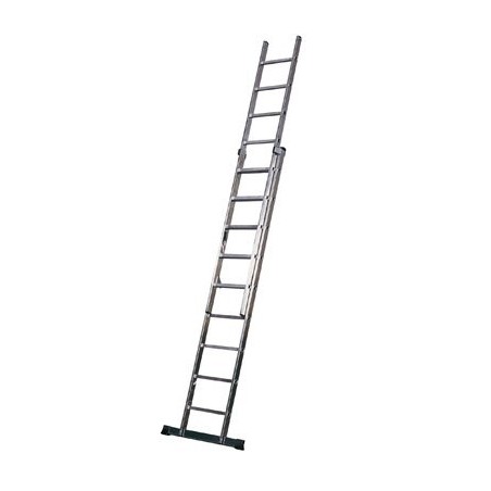 ESCALERA ALUMINO INDUSTRIAL 2 TRAMOS 7P ROLSER
