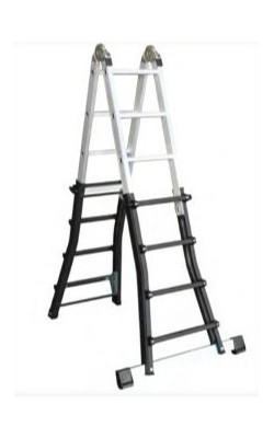 ESCALERA TELESCOPICA ALUMINIO PINTADO 4X4 EXTRAFUERTE