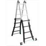 ESCALERA TELESCOPICA ALUMINIO PINTADO 4X4 EXTRAFUERTE