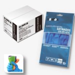 GUANTE SATINADO AZUL SANTEX T/XL