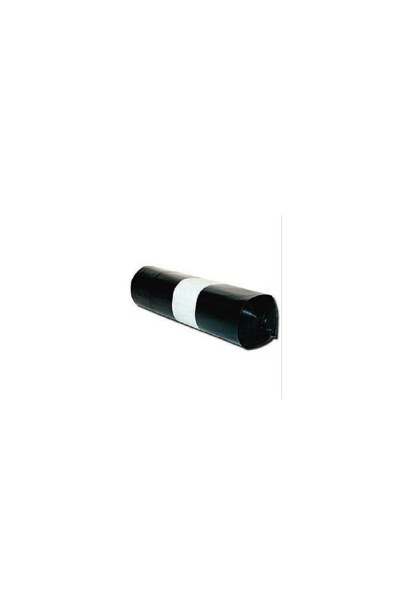 BOLSA BASURA 54x60 NEGRA Galga 80 Rollo 25 Bolsas