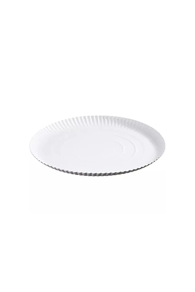 BANDEJA DE CARTON REDONDA 27CM (100UDS)
