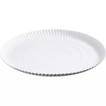 BANDEJA DE CARTON REDONDA 27CM (100UDS)