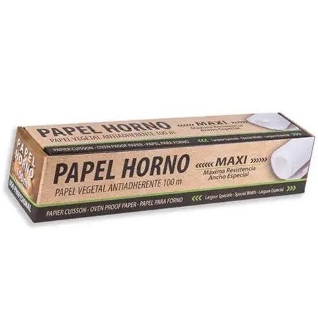 ROLLO PAPEL PARA HORNO 39GR 38CM X 100MTS